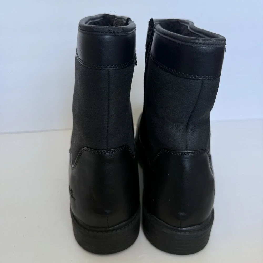 Totes Dave Men's 13M Black Waterproof Thermolite Faux Fur Winter Snow Boots